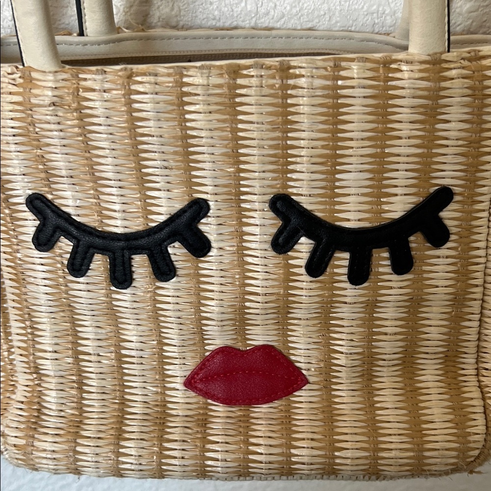Circus by Sam Edelman Beige Face Design Crossbody Bag! So Cute! EUC - Picture 12 of 12